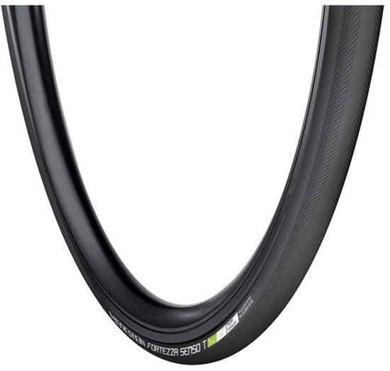 Vredestein Tube 28 700x25c 25-622 vouw aws fortezza senso t zwart - ZWART