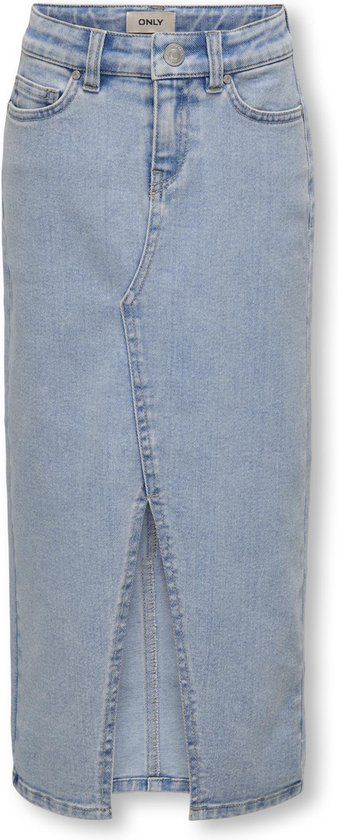ONLY KOGSIRI Front Slit Denim Skirt - Girls - Size 152 - Light Blue