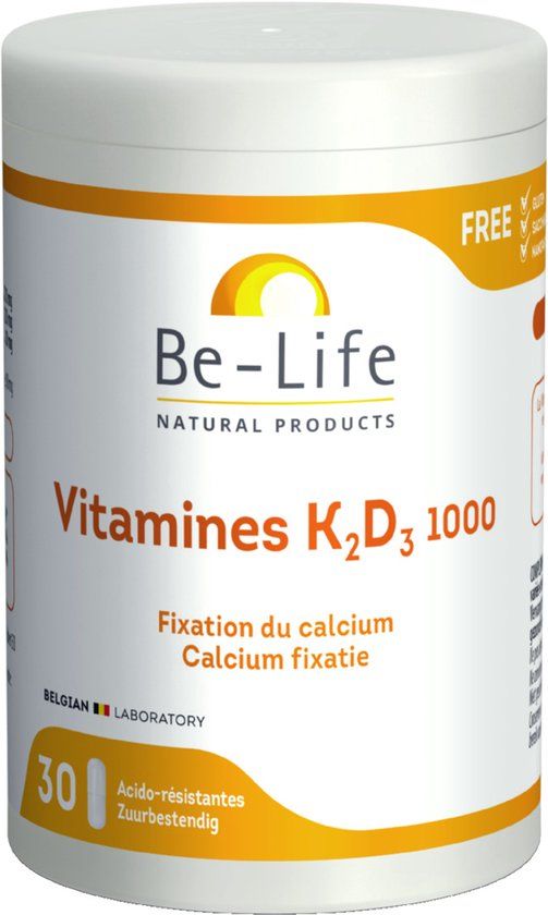 Be-Life Vitamine K2-D3 1000 30 Capsules