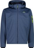 CMP Wandeljack met capuchon Mannen 3XL bblue mel/lime Polyester Herfst/Winter 2025