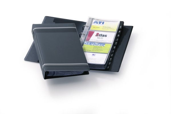 Visfix 200 - Rotary- & visitekaartmappen - antraciet
