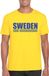 Bellatio Decorations Zweedse supporter t-shirt geel voor heren M