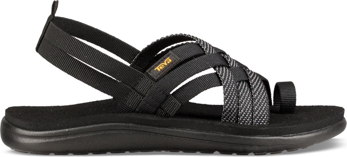 Teva Voya Strappy Dames Wandelsandalen - Zwart - Maat 38