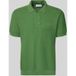 Lacoste Polo en maille coupe classique vert, Uni