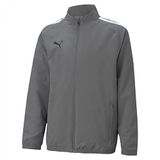 Puma Teamliga Presentatiejack Kinderen - Grijs | Maat: 176