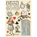 Stamperia International Alice Cake A5 Fotolijst, verschillende kleuren