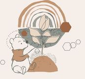 Komar Fotobehang Winnie Pooh Grow 300x280cm Vlies
