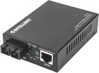 Intellinet 508209 netwerk media converter 1000 Mbit/s Single-mode Zwart