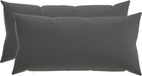 vidaXL Kussen 2 stuks Heerlen Antraciet 40 x 70 cm Polyester