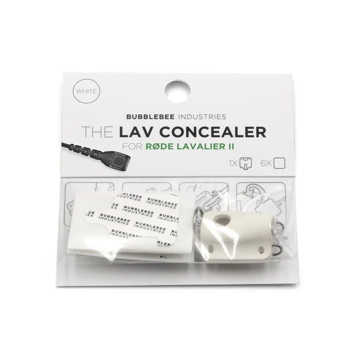 Bubblebee The Lav Concealer For Røde Lavalier II, White
