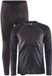Craft functioneel ondergoedset Core Wool Mix M Black/Slate
