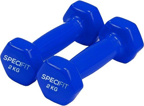 Specifit Vinyl Dumbbells 2 x 2 kg - 8719699293311