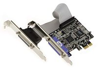 KALEA-INFORMATIQUE PCIE PARALLELE LPT 2-poorts IEEE1284 DB25 controllerkaart met ASIX 9865-chip, compatibel met SPP, EPP en ECP