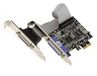KALEA-INFORMATIQUE PCIE PARALLELE LPT 2-poorts IEEE1284 DB25 controllerkaart met ASIX 9865-chip, compatibel met SPP, EPP en ECP