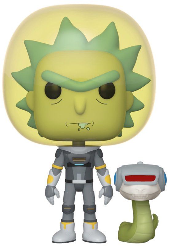 Funko! Rick and Morty Space Suit Rick with Snake Vinyl Figure