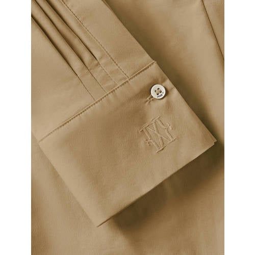 JOSH V LUANN blouse met plooien - lichtkaki
