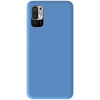 Xiaomi Siliconen matte hoesje compatibel met Xiaomi Redmi Note 10, Xiaomi Redmi Note 10S - bleu ciel