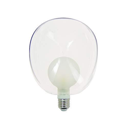 Xanlite Decoratieve ledlamp – dubbel glas – vorm "egg" – fitting E27 – neutraal wit – langere vorm