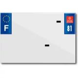 Top Plaq 81 PVC nummerplaatstrip met bedrijfsnaam