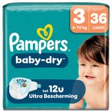 Pampers Baby-Dry Luiers Maat 3 Midi - 36 Luiers - 6-10 kg - Voordeelverpakking