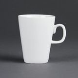 12X Olympia Whiteware 12X Latte Mokken 285ml Porselein Koffie Thee Cup