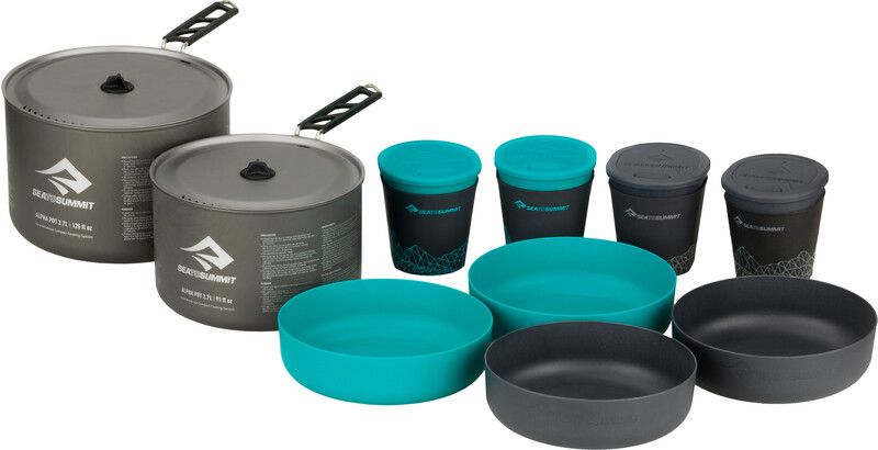 Sea to Summit AlphaSet 4.2 - Grijs/Blauw - 2023