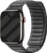 Strap-it Alcantara bandje geschikt voor Apple Watch bandje - Series 1/2/3/4/5/6/7/8/9/10/11/SE/SE2/SE3 in de maat: 38 / 40 / 41 / 42mm - bandje gemaakt van kunstleer - Smartwatchbandje met magneetsluiting (zwart)