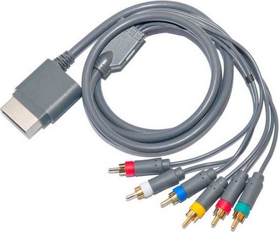 Dolphix AV kabel voor XBOX 360 - 1,5 meter - grijs