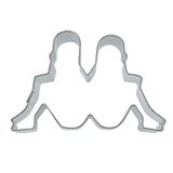 Staedter Tweelingen Cookie Cutter, Roestvrij staal