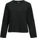 OBJECT COLLECTORS ITEM Bestseller A/S OBJANDREA RE L/S O-NECK EMB SWEAT N Zwart XL