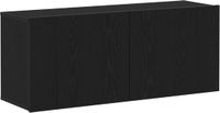 vidaXL meuble TV 100 x 30 x 41 cm chêne noir bois de chêne reconstitué