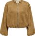 JDY Jacqueline de Yong Jas Jdynia Faux Suede Balloon Jacket Ot 15367790 Cognac/ Silver Dames Maat - S
