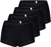 sloggi Dames Maxi slip 4 pack Basic+ zwart