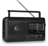 Caliber HPG317R-B - Retro Radio - Draagbaar - AM/FM - Zwart
