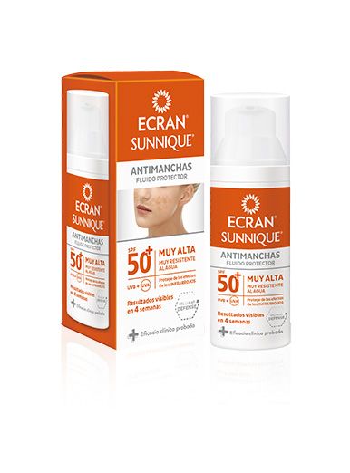 Ecran ECRAN SUNNIQUE antimanchas facial SPF50+ 50 ml