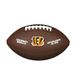 Wilson American Football NFL TEAM LOGO, officiële maat, gemengd leer, bruin