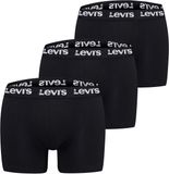 Levi's Repeat Logo boxershorts voor heren (3 stuks), zwart combi, M