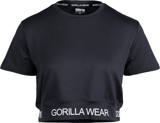Gorilla Wear Colby Cropped T-shirt - Zwart - L