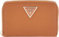 Guess Laurel Medium Zip Around Dames Portemonnee - Cognac