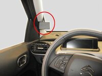 Brodit ProClip houder Citroën C4 Cactus 2015-2017 - Dashboard - Zwart