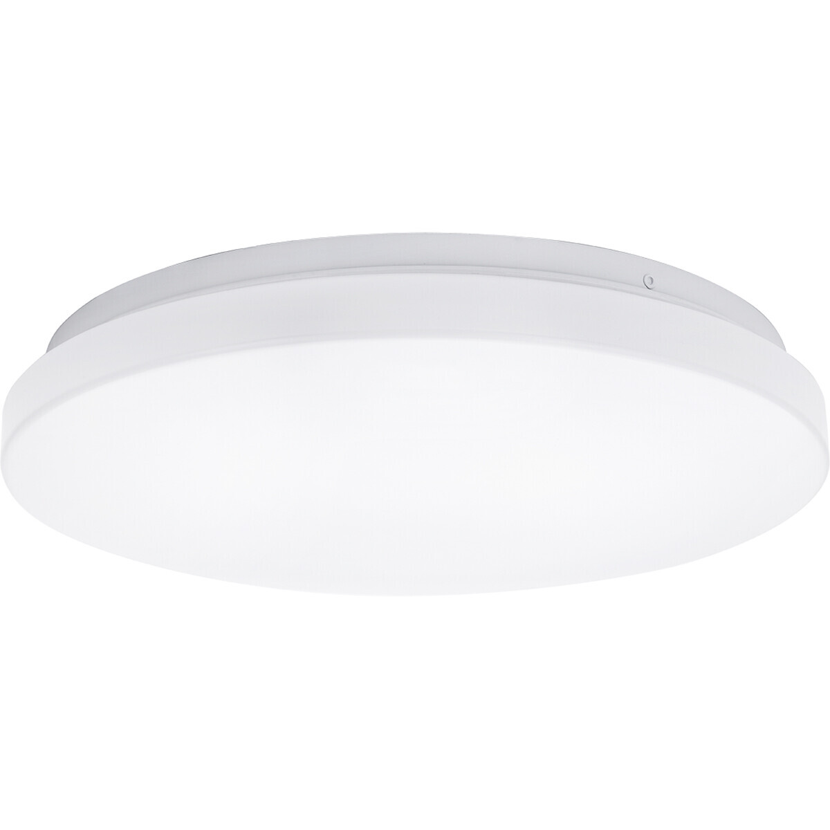BES LED LED Plafondlamp - Aigi Alona - Opbouw Rond - 12W - Natuurlijk Wit 4000K - Mat Wit - Kunststof