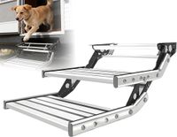 Merkloos / Sans marque Wan GmbH Opvouwbare Instapstap - Camper Trede - Veilig Instappen - Extra Brede Antislip - 44 cm Lengte - Aluminium