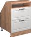 Vicco Rion Kast voor schuine wand – 60 x 81.6 cm met 2 laden, kastromp 60 cm diepte Wit Landhuis