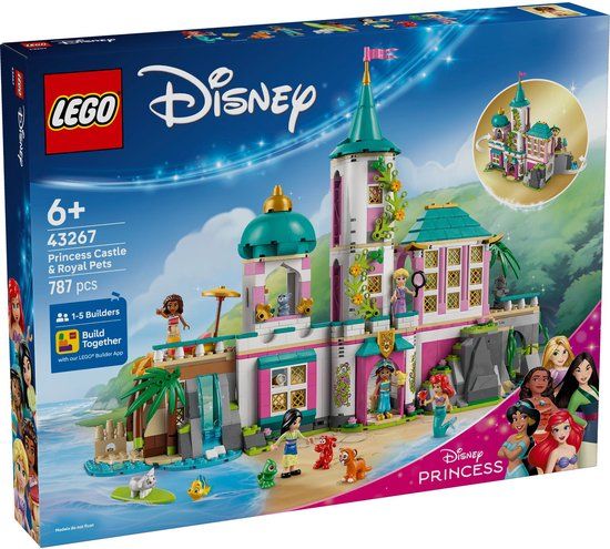 LEGO - Disney Princess LEGO® Disney Prinsessenkasteel en Koninklijke Huisdieren - 43267 Bouwset
