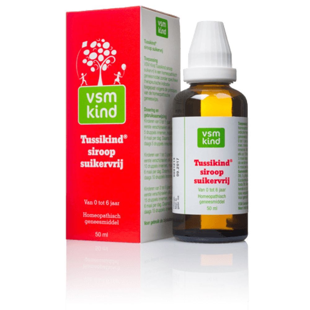 VSM Kind 0-6 Tussikind Siroop Suikervrij - 8728300896018