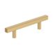Amerock Champagne Bronze Cabinet Pulls | 3-3/4 Inch (96mm) Center to Center | 10 Pack | Square Bar Pulls | Furniture Hardware
