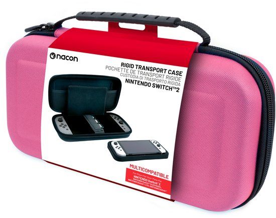 NACON Stevige Beschermhoes Voor Nintendo Switch 2 - Roze