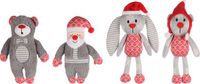 Flamingo Redda Speelgoed Hond Kerst Knuffel Meerdere Uitvoeringen Polyester 12 cm