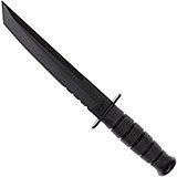 Ka-Bar 1245 Tanto deels gekarteld, kydex foedraal, survivalmes