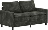vidaXL Bank Antracietkleurig 156 x 81 x 87,5 cm Polyester